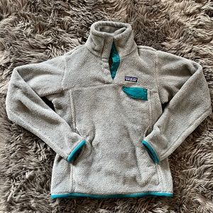 Patagonia fleece pullover (grey)